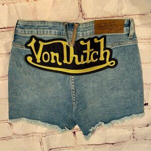 EXTREMELY RARE Von Dutch “Shorty Got Back” Denim Shorts – Size 26 – #116 of 300